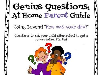 Genius Questions- An At Home Parent Guide