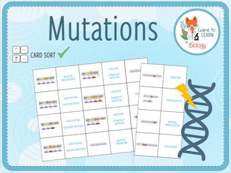 Mutations - Card Sort (KS4/5)