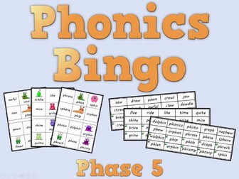 Phonics Bingo – Phase 5