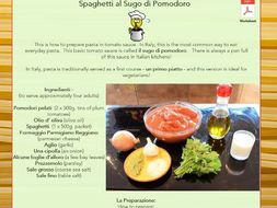 La Cucina Italiana - Italian Cookery