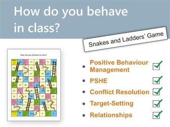 How do you behave in class? Game