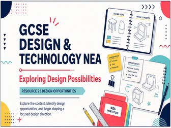 AQA GCSE DT NEA Exploring Opportunities
