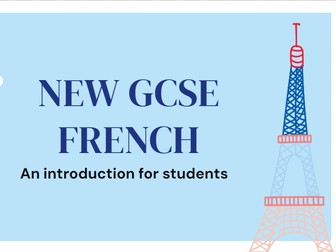 French New GCSE Edexcel Student Introduction ppt