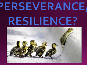Perseverance/resilience assembly ppt