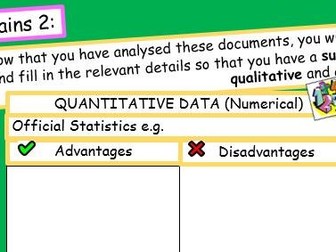 Research Methods (2/7) - Quantitative vs. Qualitative Data (AQA Sociology GCSE/A-LEVEL)