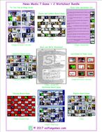 News Media 7 Game Plus 2 Worksheet Bundle