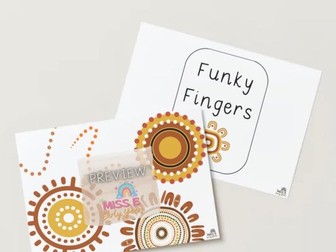 Aboriginal Art Funky Fingers