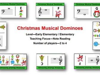 Christmas Musical Dominoes