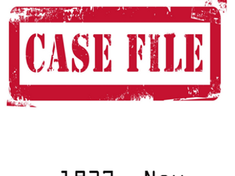 Machinal Murder Case Files x 7 Social Distancing resources