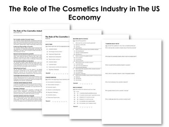 The Role of The Cosmetics Industry in The US Economy