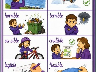 Year 6 EAL Spelling Poster - Autumn Week 4