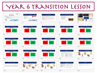 Year 6 History Transition lesson