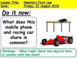 newtons 1st law by mrbphysics teaching resources tes