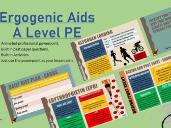 Ergogenic Aids A Level PE