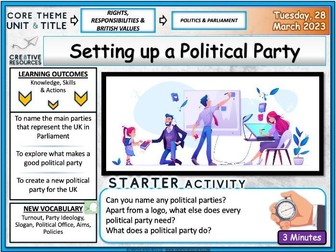 Setting up a Political Party