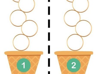 Ice Cream Numbers for Dobbers/ Counters