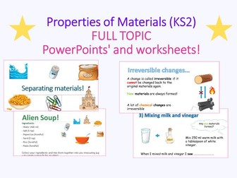 Year 5: Properties of Materials