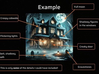 KS2 Halloween Creative Writing Lesson: Designing a Haunted House.