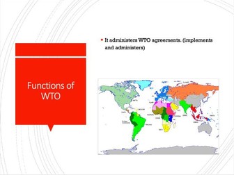 World Trade Organisation (WTO)