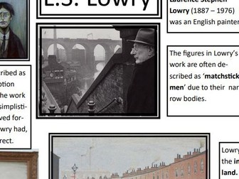 L.S. Lowry Knowledge Organiser