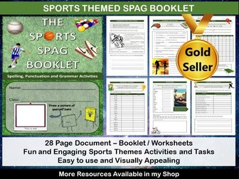 Spelling, Punctuation and Grammar Booklet - SPORTS