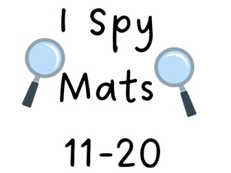 I Spy Number Mats 11-20