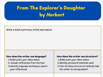 Edexcel IGCSE English Language Question 4: Language and Structure Analysis Guide