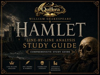 Hamlet Study Guide: Line-by-Line Analysis