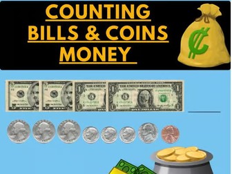 Money Worksheets - Counting United States Bills and Coins