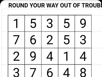 Rounding Game (nearest whole number)