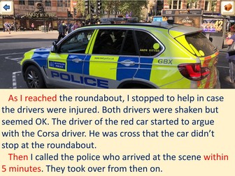 Time Connectives: Flashcards and Example Text