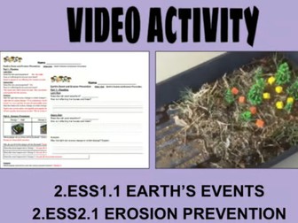 2nd Grade Science Video Lab 2.ESS1.1 2.ESS2.1 Earths Events, Erosion Prevention