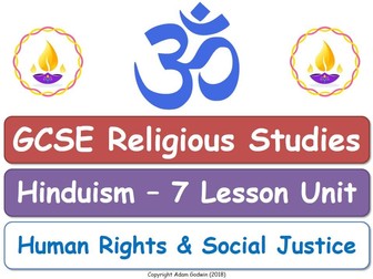 GCSE Hinduism - Religion, Human Rights & Social Justice (7 Lessons)