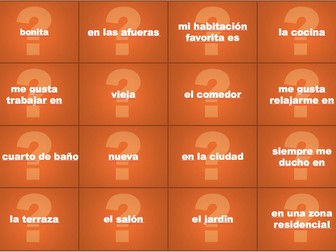 Spanish Sentence Builders: Unit 17 Describing my house and its location - activities