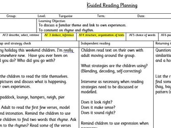 Guided Reading Plan - Big Cat-Horses' Holiday