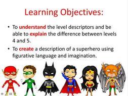 Creative writing- Superheroes | Teaching Resources