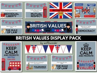 British Values Display Whole School