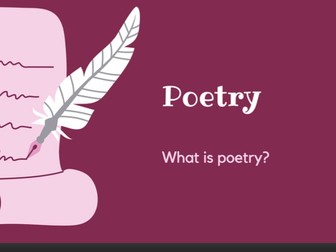 KS2 Introductory Poetry Lesson