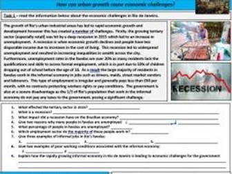 Economic Challenges in Rio Worksheet