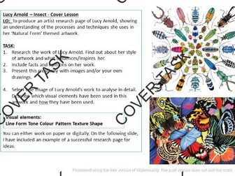 Lucy Arnold Artist Research - Cover Lesson - Art and Design