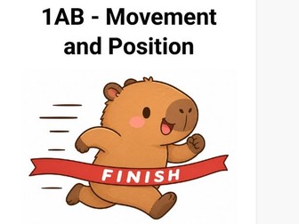Activity Booklet - Topic 1B - Position and Movement