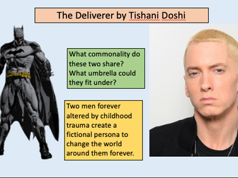 A Level English Lit - 'The Deliverer' by Tishani Doshi & Thesis Creation