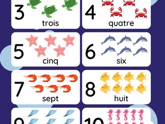 French poster numbers 1-10