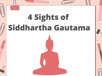 Buddhism 4 Sights of Siddhartha Gautama / Buddha