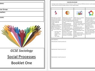 Sociology Eduqas - Social Processes