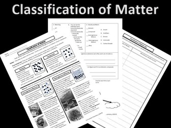 Classification of Matter