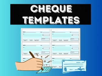 Cheques templates