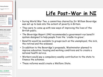 GCSE Unit 1 Option 1: Changing Relations Bundle: Northern Ireland and its Neighbours, 1920–1949