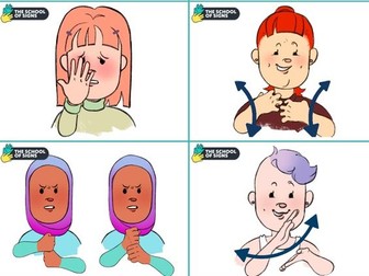 British Sign Language: Feelings signs