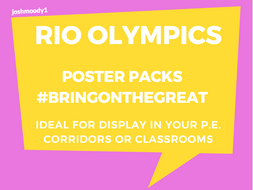 RIO OLYMPICS 2016 - POSTERS